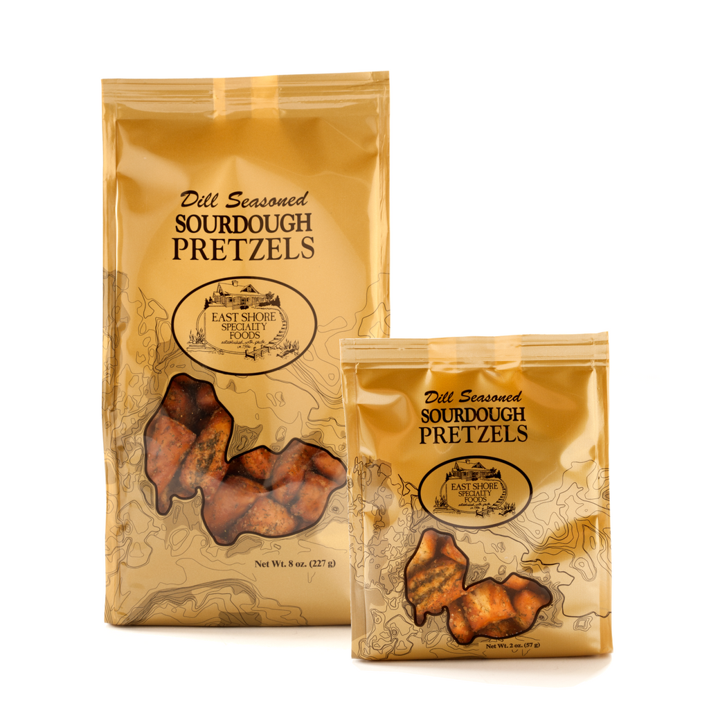 Dill Seasoned Sourdough Pretzels