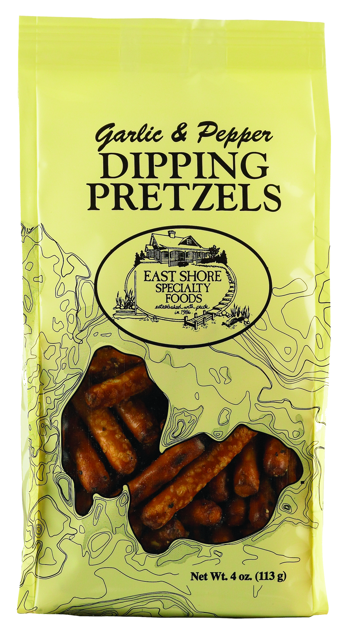 Garlic & Pepper Dipping Pretzels