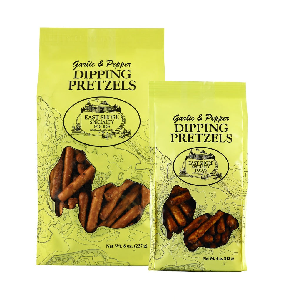 Garlic & Pepper Dipping Pretzels