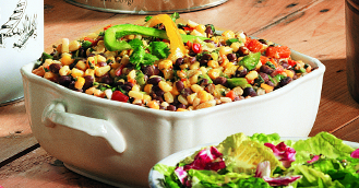 Black Bean Salad with Chipotle Mustard Vinaigrette