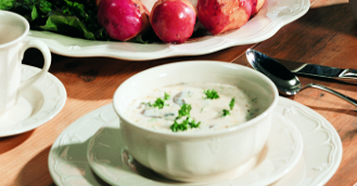 Mushroom Mustard Soup